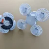la lumière de fan de football à énergie solaire modèle 2025 est une lumière de ventilateur.