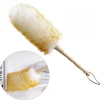 plumeau en laine pour le nettoyage ménager, brosse pour le nettoyage de la voiture, balayage de la poussière, usage quotidien, lavable, outils ménagers