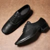 chaussures de danse salsa hommes chaussures de danse latine en cuir véritable semelle souple hommes tango salle de bal chaussures de danse modernes baskets homme adulte
