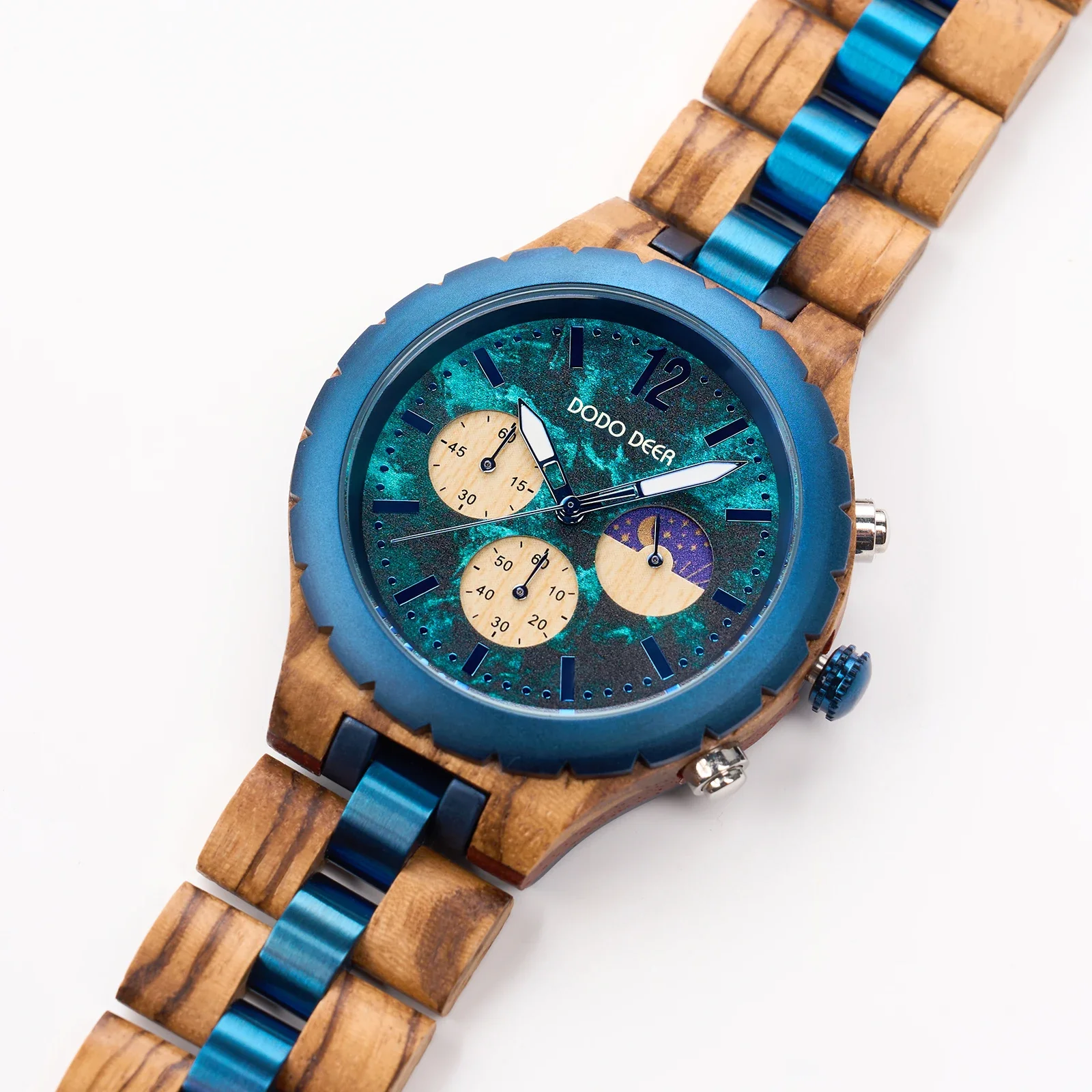 dodo deer une montre à quartz en bois pour hommes, luxueuse et avancée, secondes de course, personnalisée avec date et nom, livraison directe dodo deer une montre à quartz en bois pour hommes, luxueuse et avancée, secondes de course, personnalisée avec date et nom, livraison directe