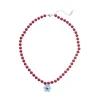 bijoux chics coréens, cadeau de fleurs, collier de perles, marguerite, fleurs, ornements, bohème, ras du cou, pendentif y2k, clavicule, vacances