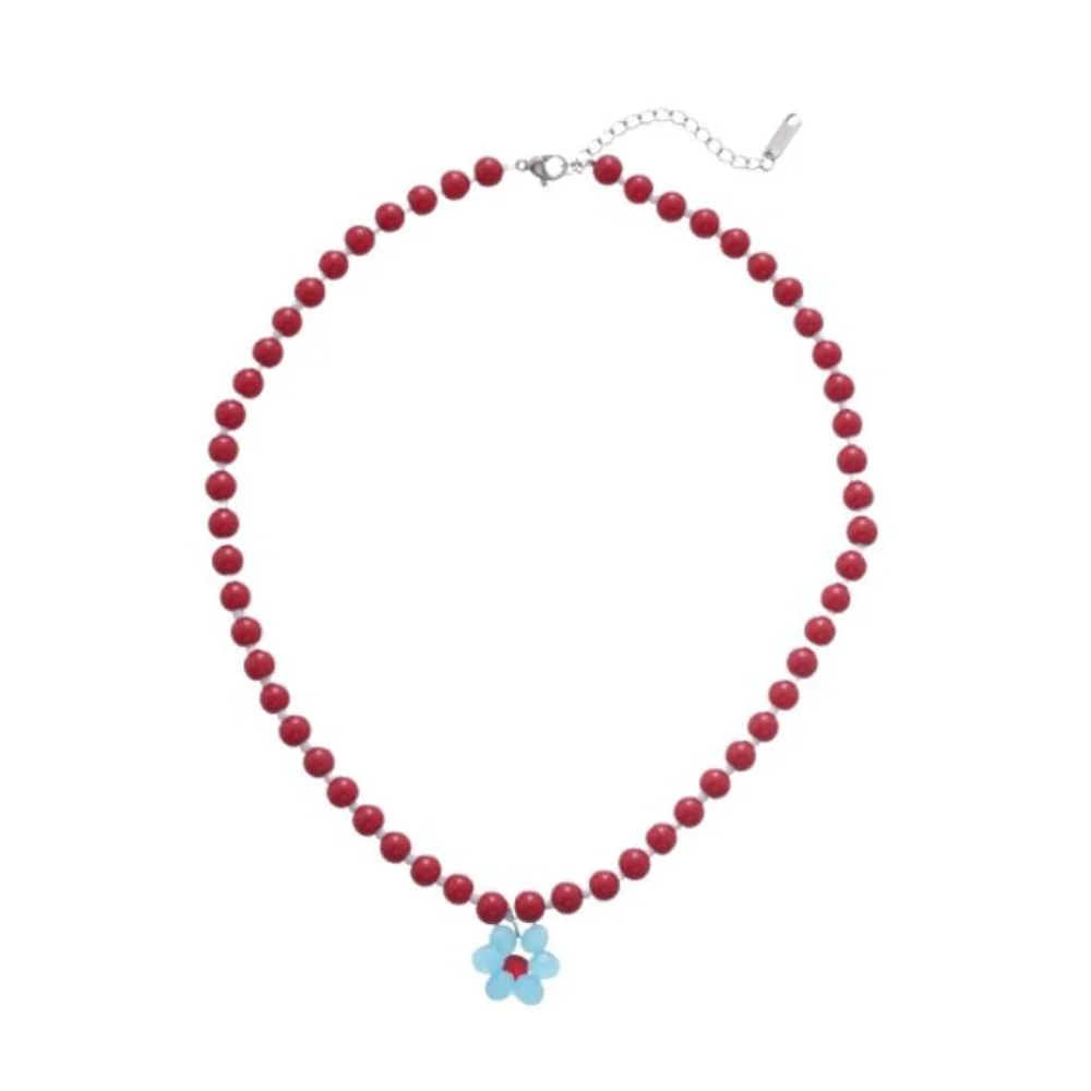 bijoux chics coréens, cadeau de fleurs, collier de perles, marguerite, fleurs, ornements, bohème, ras du cou, pendentif y2k, clavicule, vacances bijoux chics coréens, cadeau de fleurs, collier de perles, marguerite, fleurs, ornements, bohème, ras du cou, pendentif y2k, clavicule, vacances