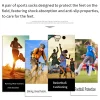 5 paires de chaussettes à pression de cheville pour le sport, la course, le fitness, l'absorption de la sueur, la respirabilité, la protection des orteils et des pieds exposés