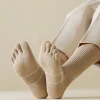 sokken – chaussettes à orteils en coton pour hommes, avec cinq doigts, à compression solide, en tricot, chaud, pour le sport et les voyages