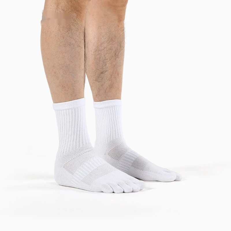 chaussettes à cinq doigts pour hommes, bout fendu, pur coton, respirantes, absorbant la sueur, déodorantes, toutes saisons, chaussettes courtes et longues pour le sport chaussettes à cinq doigts pour hommes, bout fendu, pur coton, respirantes, absorbant la sueur, déodorantes, toutes saisons, chaussettes courtes et longues pour le sport