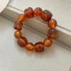 bracelet coréen en perles acryliques, carré irrégulier, rond, géométrique, pour femmes européennes et américaines, accessoires à main