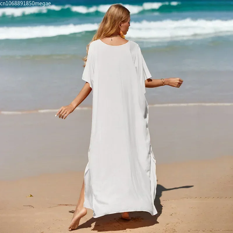 robe longue de plage, paréos, caftan, maxi, surdimensionnée, cover up pour les maillots de bain, tunique, vêtements de plage, 2023 robe longue de plage, paréos, caftan, maxi, surdimensionnée, cover up pour les maillots de bain, tunique, vêtements de plage, 2023