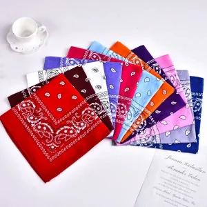 1/2 pièces Hip Hop Bandana homme femmes mode bandeaux d&rsquo;extérieur bandeau de cheveux enveloppes de poignet foulards de cheveux accessoires de cheveux de haute qualité