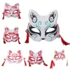 l93f foxes masque half face mask kitsune masques pour les enfants pour hommes