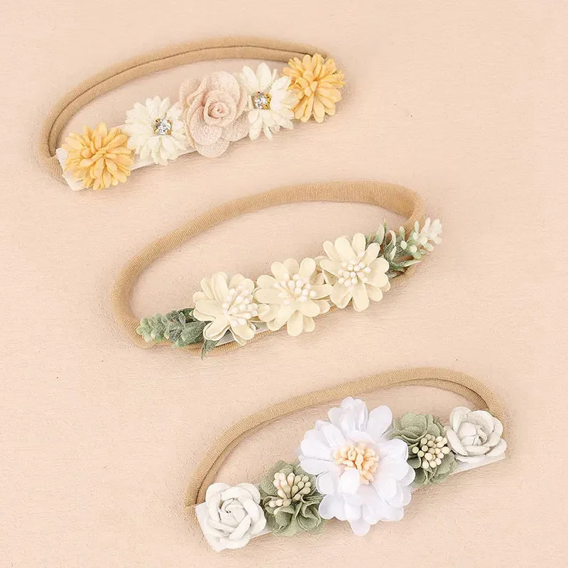 bébé bandeau fleurs pour filles mignon élastique floral bandes de cheveux nouveau né enfant en bas âge chapeaux en nylon bandeaux enfants cheveux accessoires bébé bandeau fleurs pour filles mignon élastique floral bandes de cheveux nouveau né enfant en bas âge chapeaux en nylon bandeaux enfants cheveux accessoires