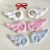 1 paire de petites ailes d'ange, broche de style japonais, décor de vêtements doux y2k, peluche aile d'ange, broche moelleuse, décoration de sac