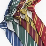 Cravate Magic Academy pour étudiants, cravates à fermeture éclair pour garçons et filles, cravate magique pour Cosplay, cadeau pour fans d&rsquo;université