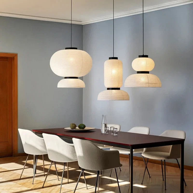 lampe en papier de riz minimaliste moderne chez l'habitant japonais noguchi courageux lampe suspendue en papier de riz fait à la main style médiéval wabi sabi lampe en papier de riz minimaliste moderne chez l'habitant japonais noguchi courageux lampe suspendue en papier de riz fait à la main style médiéval wabi sabi