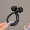 tresses de cheveux à nœud chinois pour femmes et filles, bandes de caoutchouc, ulà cheveux, bandeau à haute élasticité, bande de sauna à double tête, style, vêtements de sauna