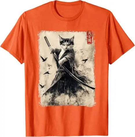 t shirt graphique chat noir kokor, t shirt anime, art japonais vintage, style kawaii mignon et drôle, tenue graphique à manches courtes, amoureux des chatons t shirt graphique chat noir kokor, t shirt anime, art japonais vintage, style kawaii mignon et drôle, tenue graphique à manches courtes, amoureux des chatons