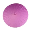 parapluie en papier coloré de style chinois, 20/30/40cm, artisanat de bricolage, peinture à l'huile sur papier, poignée en bambou, parasol oriental pour fête