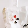 xm cerisier fleur or argent broche boutons broches broches badges pour sacs style japonais bijoux cadeau pour les filles fleur broche