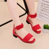 sandales pour fille 2025 été nouvelle fille chaussures talons hauts princesse sandales moyen âge enfant performance chaussure femmes sandales Сан Бли