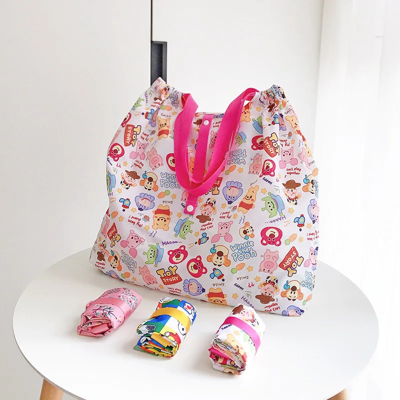 sac de courses japonais pliable et écologique, grand sac à bandoulière simple pour femmes, mignon, léger, grande capacité sac de courses japonais pliable et écologique, grand sac à bandoulière simple pour femmes, mignon, léger, grande capacité