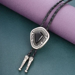 Grands totems bolo cravate totems cravate pour chemise jeans collier occidental tressé Grands totems bolo cravate totems cravate pour chemise jeans collier occidental tressé
