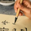 pinceaux d'écriture traditionnels chinois, brosse d'écriture en poils de loup pour la calligraphie, brosse de pratique de la peinture