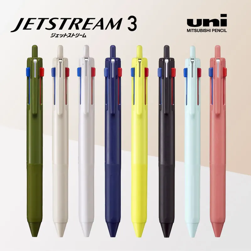 Stylo à bille japonais Uni 3 en 1, noir, rouge, bleu, 0.5mm, 0.7mm, pcannelle, gel d’huile multifonctionnel, canetas, fournitures d’écriture pour l’école et le bureau Stylo à bille japonais Uni 3 en 1, noir, rouge, bleu, 0.5mm, 0.7mm, pcannelle, gel d’huile multifonctionnel, canetas, fournitures d’écriture pour l’école et le bureau