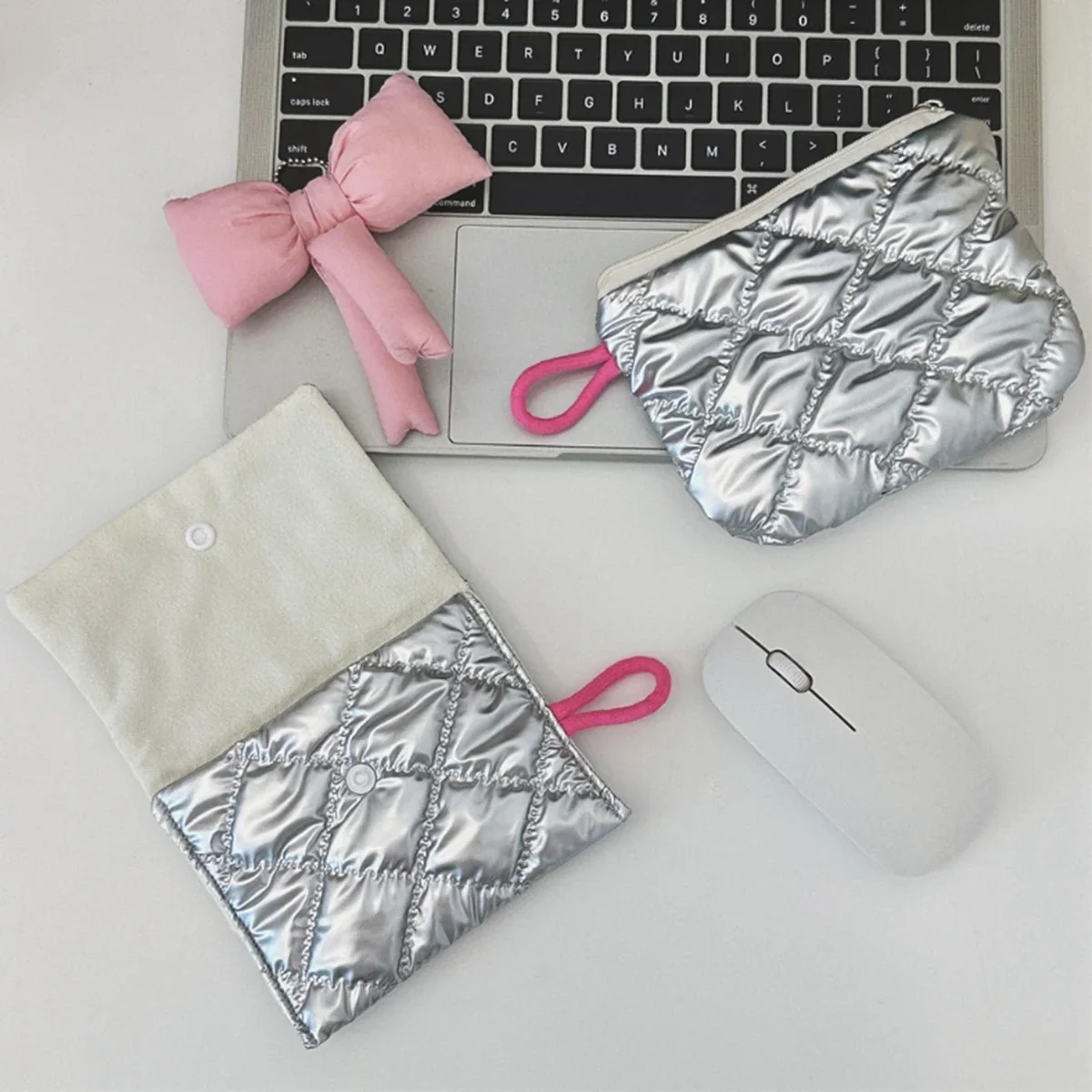 argent lingge bow motif porte monnaie petite toile porte monnaie dame filles écouteur pièce de monnaie clé argent sac de rangement pochette à fermeture éclair 2025 argent lingge bow motif porte monnaie petite toile porte monnaie dame filles écouteur pièce de monnaie clé argent sac de rangement pochette à fermeture éclair 2025