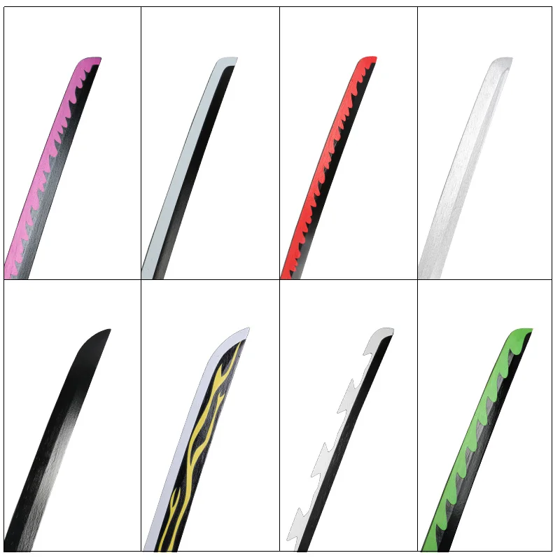arme de cosplay demon slayer katana, mitsuri shinobu, dieu du feu blanc, tanjiro, jouet en bois, épée, accessoires de personnage d'anime arme de cosplay demon slayer katana, mitsuri shinobu, dieu du feu blanc, tanjiro, jouet en bois, épée, accessoires de personnage d'anime