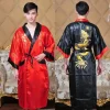 Peignoir Kimono brodé à deux côtés pour hommes, robe Dragon traditionnelle, vêtements de nuit pour la maison Peignoir Kimono brodé à deux côtés pour hommes, robe Dragon traditionnelle, vêtements de nuit pour la maison