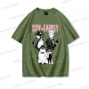 japanese anime anya forger spy x family printed t shirt women men casual harajuku cute crewneck short sleeve coton t shirt