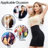 demi slips pour femmes, sous jupe taille haute, jupe sans couture, vêtements modelants, contrôle du ventre, modelant le corps, sous vêtements amincissants