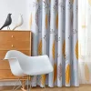 rideaux occultants nordiques pour salon, feuille imprimée, épais, fenêtre pour chambre à coucher, stores de cuisine, drapés en tulle et rideaux
