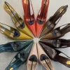 2025 printemps/été nouvelles sandales à talons aiguilles pointues à la mode et sexy fête de mariage sandales à talons hauts pour femmes