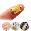 petite tortue dorée japonaise en forme de pendentif, décoration de maison, cadeau porte bonheur, prier, richesse, porte bonheur