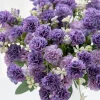 5 fourchettes 15 têtes petit oeillet pour le mariage arc décor noël guirlande accessoires maison arrangement floral fleurs artificielles