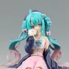 nouveau hatsune miku anime figure rose sakura position assise pvc figure modèle jouet décoration recueillir des cadeaux enfants cadeaux d'anniversaire