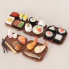 figurines créatives en résine de cuisine japonaise, mini sushi artificiel, fruits de mer miniatures, ornements de bureau