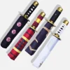 demon slayer kokushibo katana parapluie 3 plis kimetsu no yaiba tanjirou anime épée parapluie portable coupe vent équipement de pluie