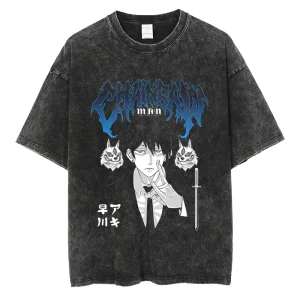 Japonais Anime Vintage lavé nouveauté hommes vêtements t-shirt Homme graphique T-Shirts hommes t-shirt pour hommes Ropa Hombre 62954