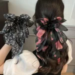 Clip de conception d’arc d’atmosphère romantique et haut de gamme, accessoires de cheveux polyvalents et élégants pour femmes Clip de conception d’arc d’atmosphère romantique et haut de gamme, accessoires de cheveux polyvalents et élégants pour femmes