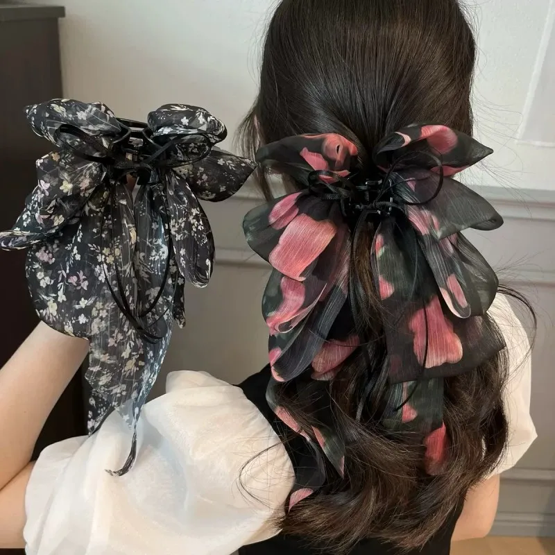 Clip de conception d’arc d’atmosphère romantique et haut de gamme, accessoires de cheveux polyvalents et élégants pour femmes Clip de conception d’arc d’atmosphère romantique et haut de gamme, accessoires de cheveux polyvalents et élégants pour femmes