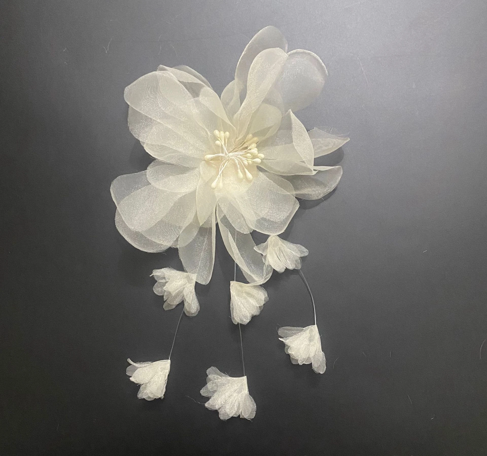 organza dentelle bricolage moustaches fleur à la main fleur mode enfants robe de mariée vêtements accessoires fleurs décoratives organza dentelle bricolage moustaches fleur à la main fleur mode enfants robe de mariée vêtements accessoires fleurs décoratives