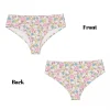 hello kitty pour femmes personnalisées, culottes bleues, sous vêtements roses doux et mignons pour femmes