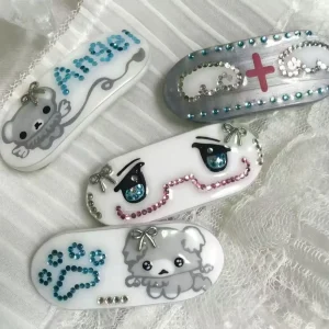 Pinces à cheveux Vintage Emo, mode coréenne, Harajuku Y2k, poupée Kawaii esthétique, accessoires pour cheveux de fille, épingle à cheveux de Style coréen pour filles