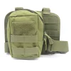 pochette tactique molle edc, pochette utilitaire compacte 600d, sac à outils polyvalent, sac de rangement, sacs à outils avec panneau de plate forme de cuisse