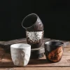 tasse à thé rétro en céramique japonaise, zone estay francs, café matcha, tasse décontractée