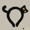 cerceau de cheveux de chat en peluche pour filles, couvre chef coréen, dessin animé, accessoires pour cheveux, ornements, nouvelle collection automne et hiver