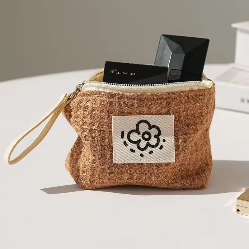 porte monnaie japonais mignon simple gaufre porte monnaie sac de poignet pour femme été fleur nouveau sac porte monnaie japonais mignon simple gaufre porte monnaie sac de poignet pour femme été fleur nouveau sac