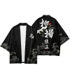 grue et caractère chinois kimono traditionnel japonais hommes et femmes cardigan yukata enfants été nouveau vêtement de plage à la mode haori