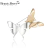 Beaut & Berry – broches papillon de luxe en cuivre pour femmes, épingles à insectes unisexes, accessoires de fête décontractés, cadeaux de décoration pour amis